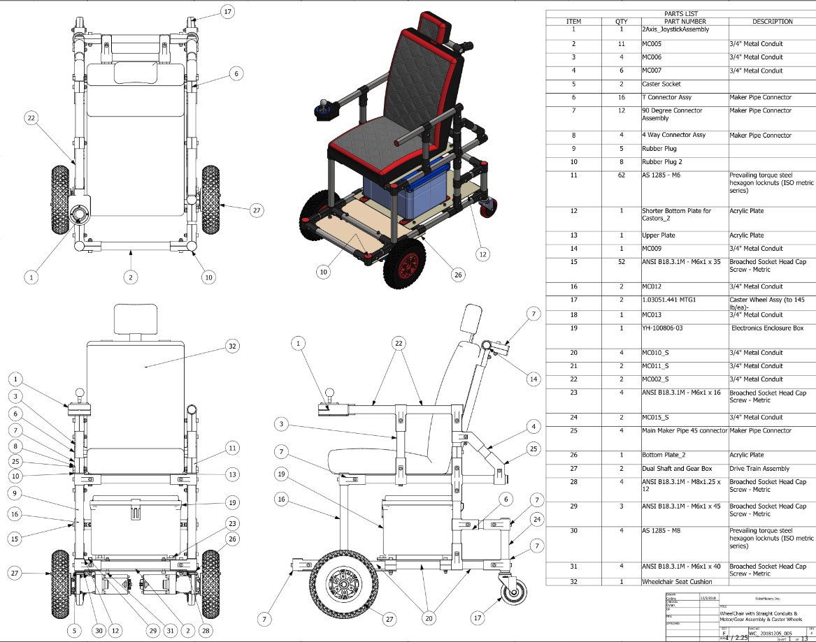 PVC Powerchair v4 Design